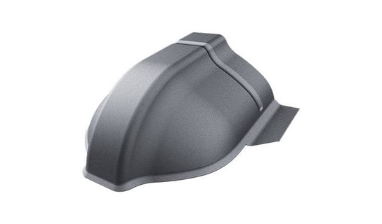 Заглушка вальмовая ZS-LUX для конька GS-LUX