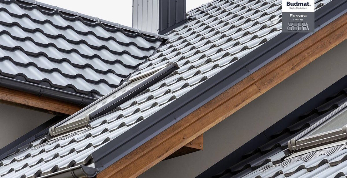 Модульная металлочерепица Budmat Ferrara
