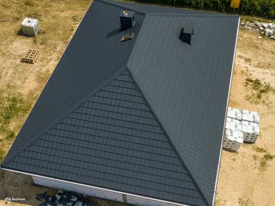 Крыша для дома BUDMAT Como Графитовый D-Matt 7024 - фото 7