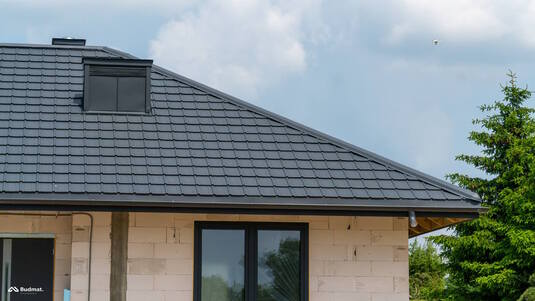Крыша для дома BUDMAT Como Графитовый D-Matt 7024 - фото 2