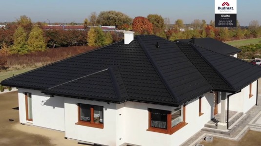 Крыша для дома BUDMAT Rialto Черный D-MATT 9005 - фото 5