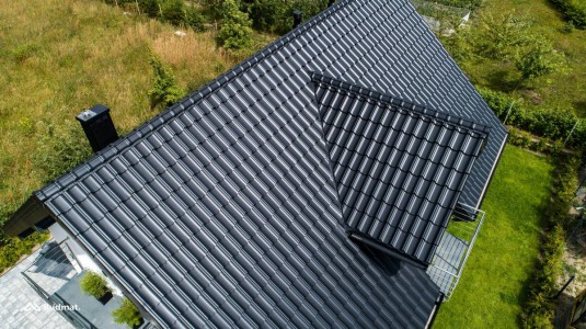 Крыша для дома BUDMAT Venecja Черный X-MATT 015 - фото 5