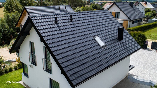 Крыша для дома BUDMAT Venecja Черный X-MATT 015 - фото 1