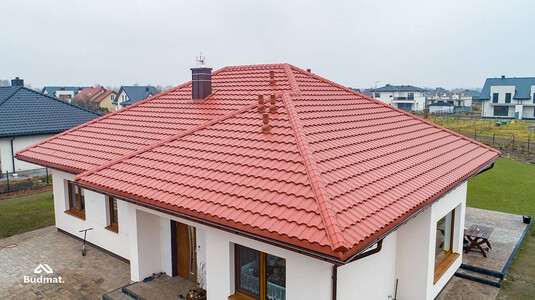 Крыша для дома BUDMAT Rialto Кирпичный X-MATT 742 - фото 0