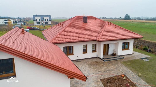 Крыша для дома BUDMAT Rialto Кирпичный X-MATT 742 - фото 1