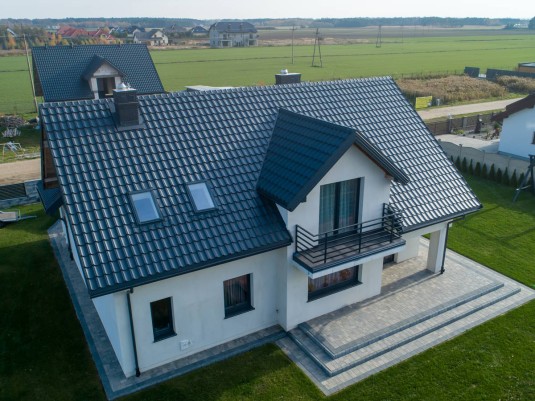 Крыша для дома BUDMAT Venecja Графитовый X-MATT 455 - фото 4