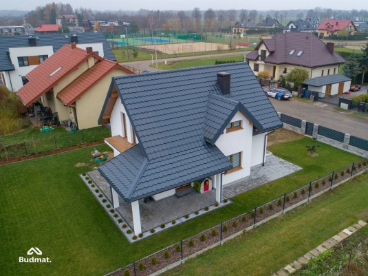 Крыша для дома BUDMAT Ferrara  Графитовый X-MATT 455 - фото 1