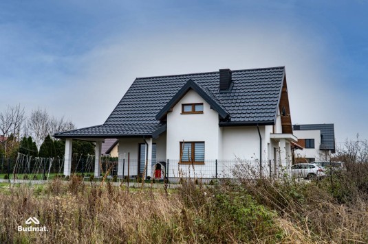 Крыша для дома BUDMAT Ferrara  Графитовый X-MATT 455 - фото 2