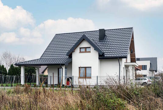 Крыша для дома BUDMAT Ferrara  Графитовый X-MATT 455 - фото 7