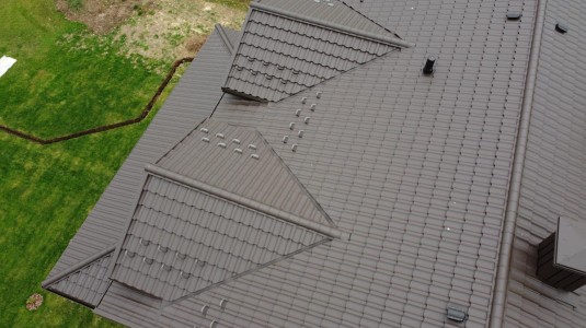 Крыша для дома BUDMAT Venecja Темно-коричневый D-MATT 8019 - фото 2