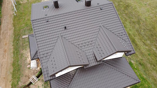 Крыша для дома BUDMAT Venecja Темно-коричневый D-MATT 8019 - фото 6