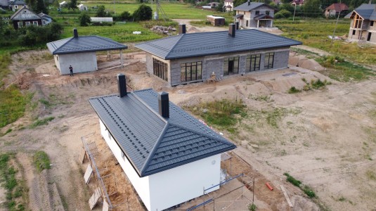 Крыша для дома BUDMAT Murano Черный IDEAL-Matt 9005 - фото 4