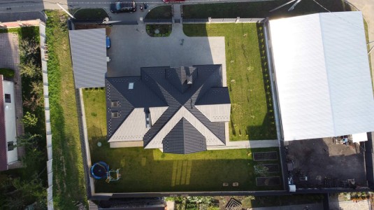 Крыша для дома BUDMAT Venecja Черный X-Matt 015 - фото 4