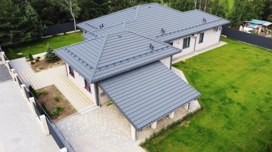 Крыша для дома BUDMAT Ferrara Графитовый D-Matt 7024 - фото 10