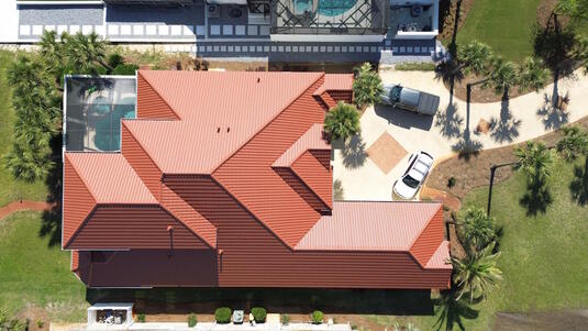 Крыша для дома BUDMAT Venecja Кирпичный D-Matt 8004 - фото 2